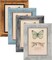 5x7 Picture Frames Set of 4 Rustic Retro Photo Frame with HD plastic cover for all Mount and Tabletop Display Family Friends Wedding Gift